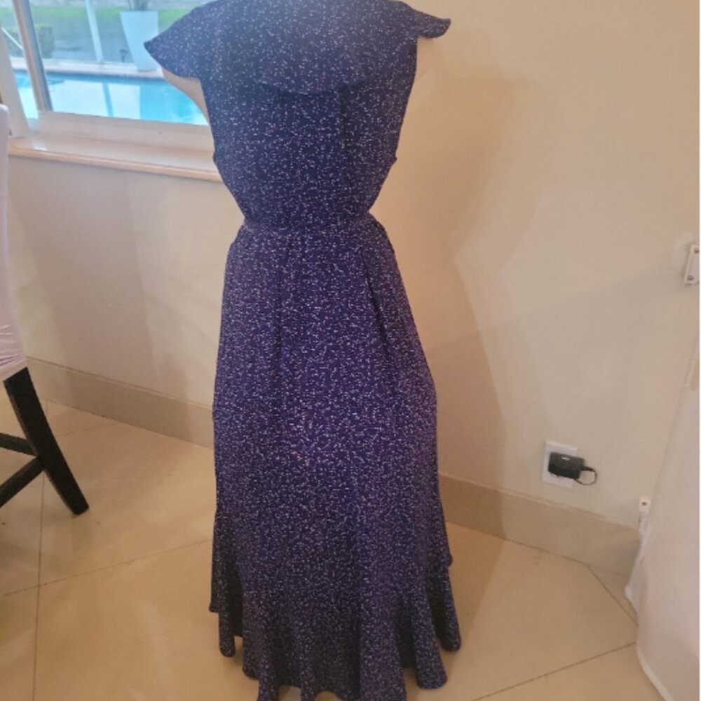 Max Studio Ruffle Wrap Dress - Picture 7 of 7